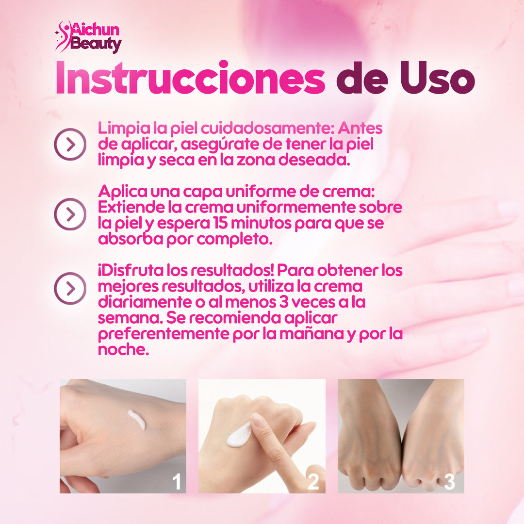 ¡1 + 1 GRATIS! Aichun Beauty® - ¡La CREMA BLANQUEADORA que tu PIEL SE MERECE!