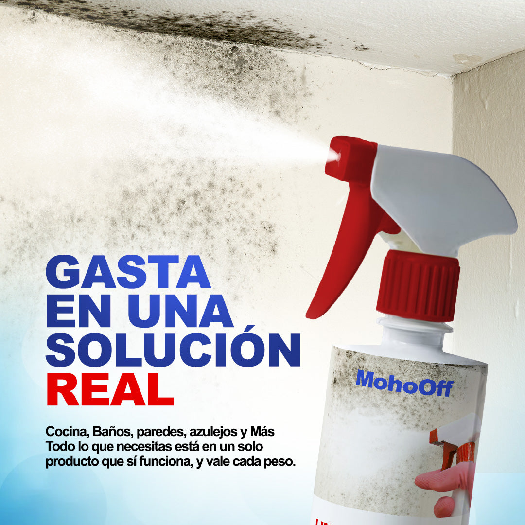 SPRAY MOHOOFF® - ELIMINA MOHO Y OLORES SIN ESFUERZO 1 + 1 GRATIS
