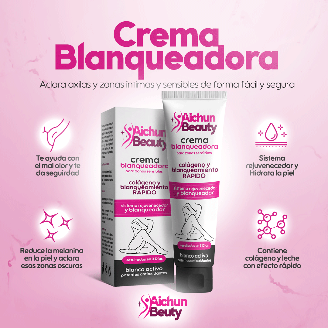 ¡1 + 1 GRATIS! Aichun Beauty® - ¡La CREMA BLANQUEADORA que tu PIEL SE MERECE!