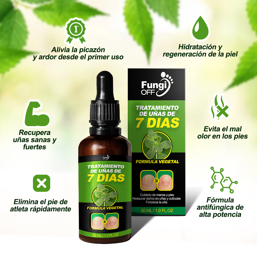 ¡1 + 1 GRATIS! Fungi Off® - ¡LAS GOTAS que ELIMINAN HONGOS, HEMATOMAS y DOLOR en tus PIES!