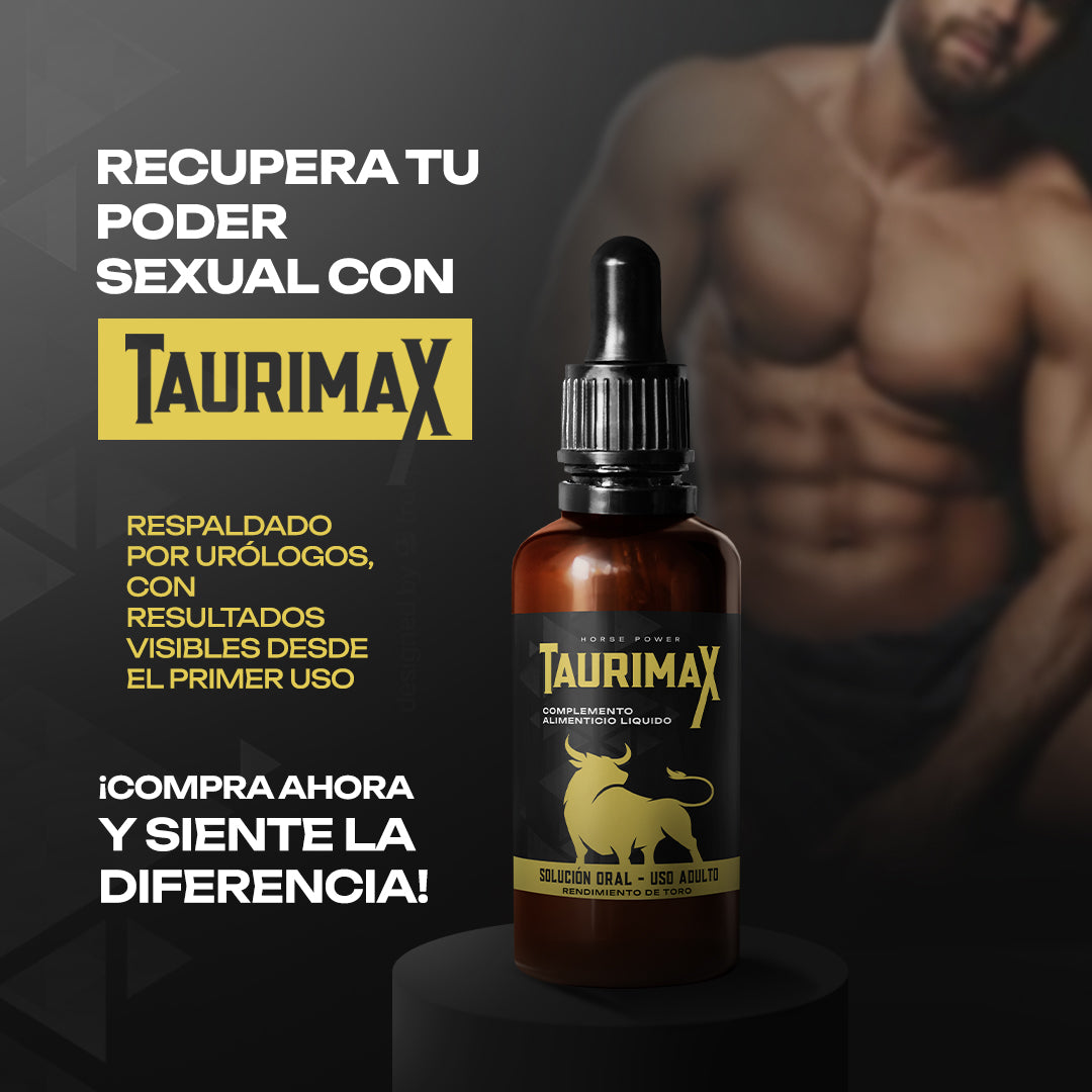 ¡1 + 1 GRATIS! Taurimax® - ¡AUMENTA tu ENERGÍA y RENDIMIENTO de MANERA NATURAL!