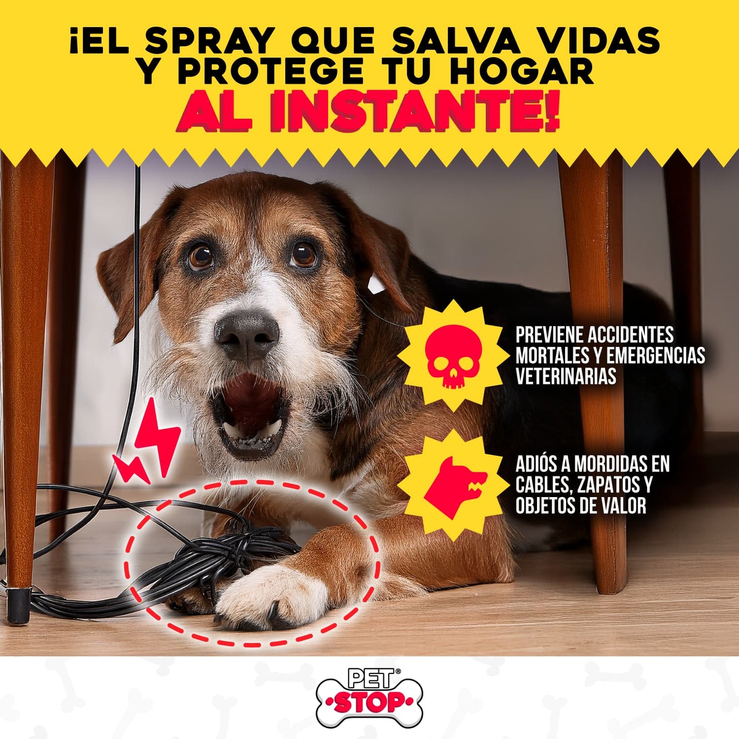 PetStop® – Spray Educador y Protector Canino | 1+1 GRATIS