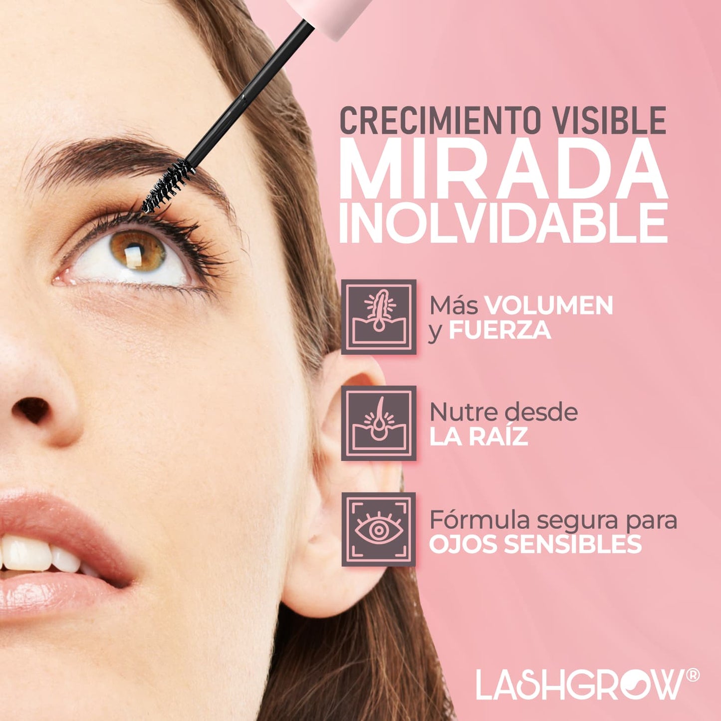 LashGlow® Serum de crecimiento de pestañas | 1+1 GRATIS