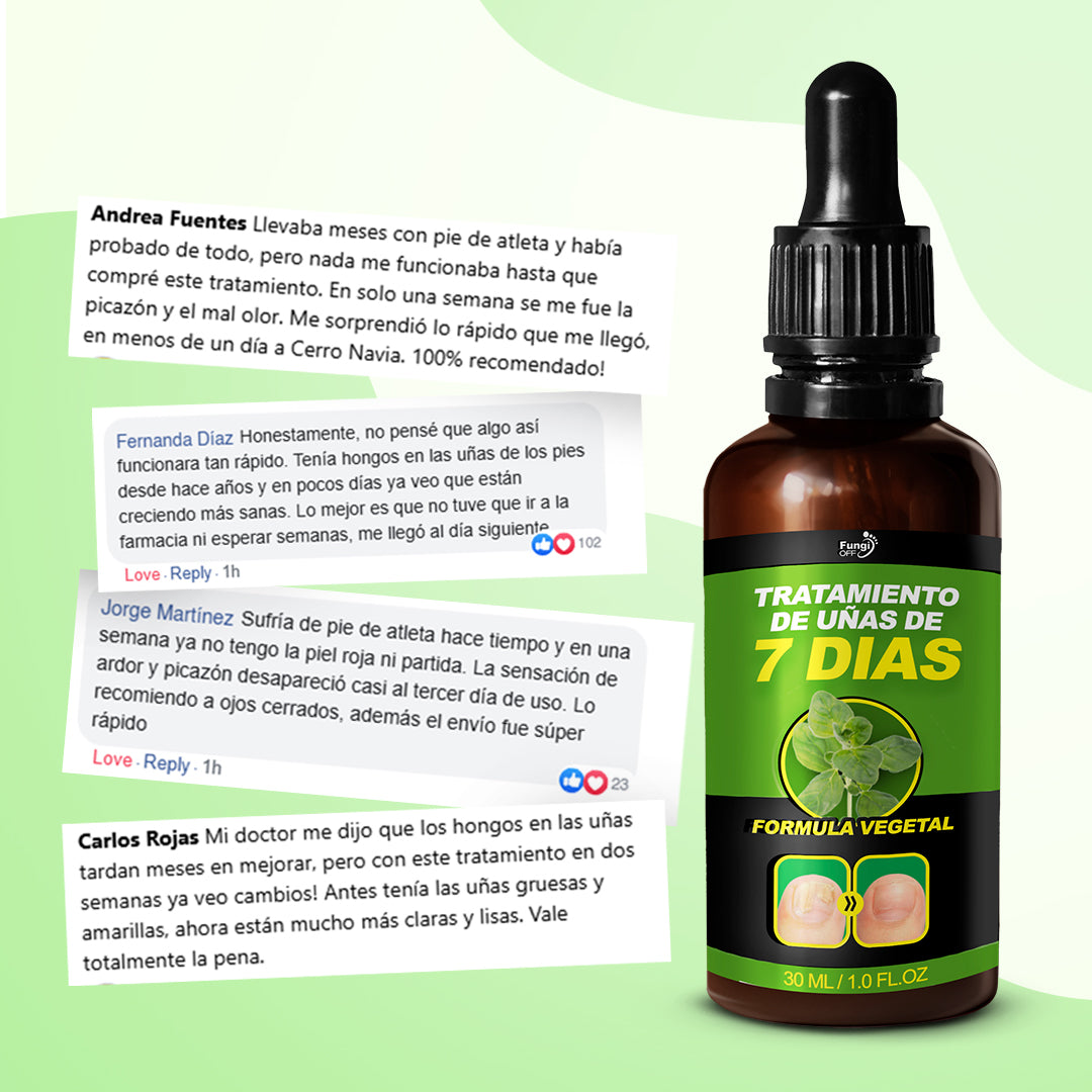 ¡1 + 1 GRATIS! Fungi Off® - ¡LAS GOTAS que ELIMINAN HONGOS, HEMATOMAS y DOLOR en tus PIES!