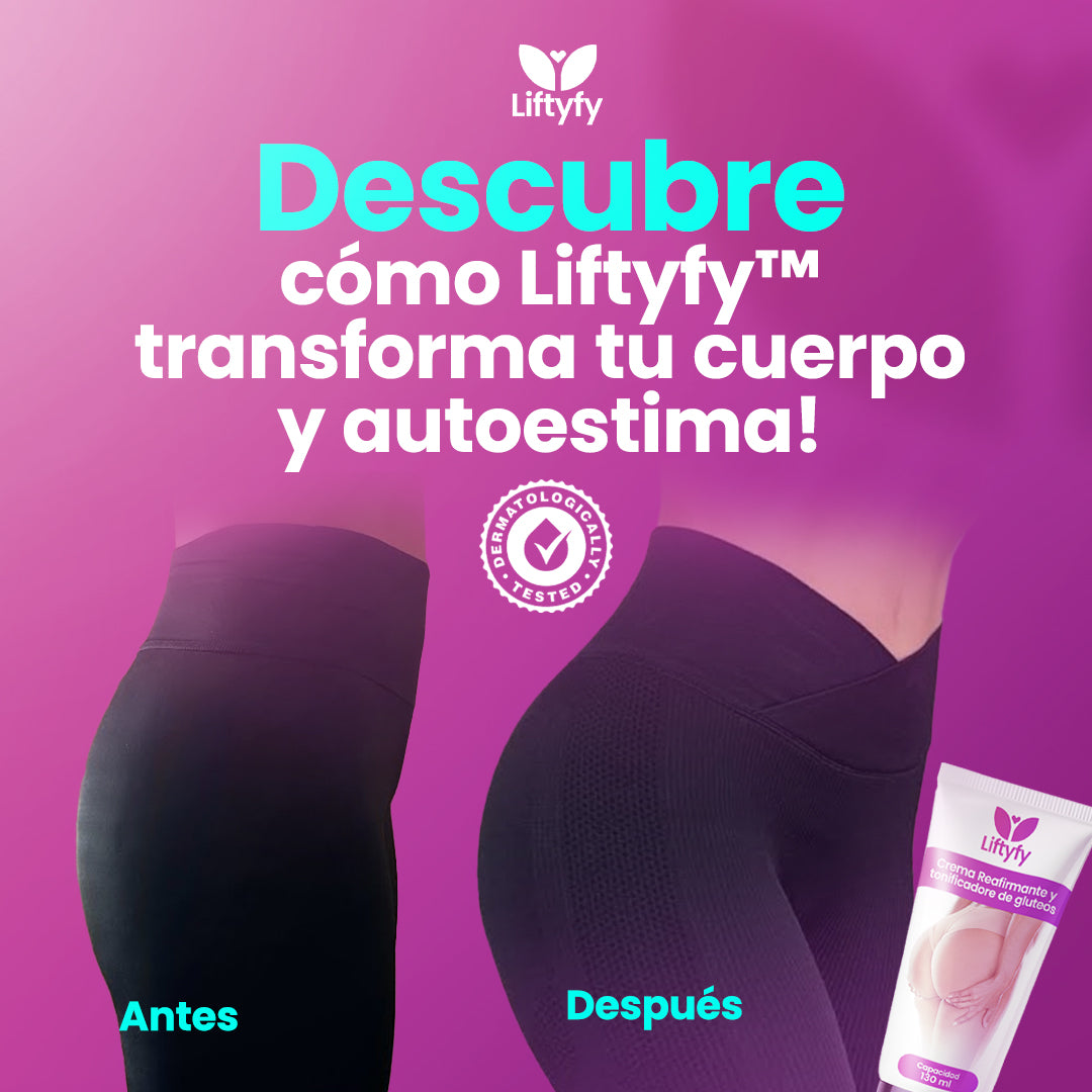 ¡1 + 1 GRATIS! Liftyfy™ - ¡LA CREMA que REALZA y TONIFICA tus GLÚTEOS de FORMA NATURAL! - Recupera tu confianza