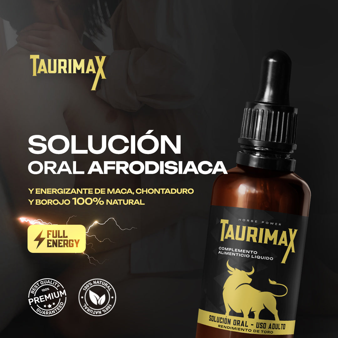 ¡1 + 1 GRATIS! Taurimax® - ¡AUMENTA tu ENERGÍA y RENDIMIENTO de MANERA NATURAL!