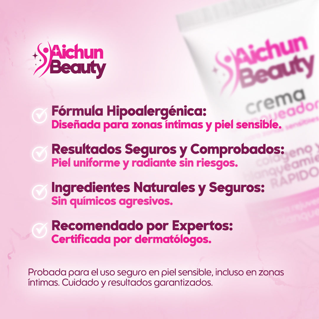 ¡1 + 1 GRATIS! Aichun Beauty® - ¡La CREMA BLANQUEADORA que tu PIEL SE MERECE!