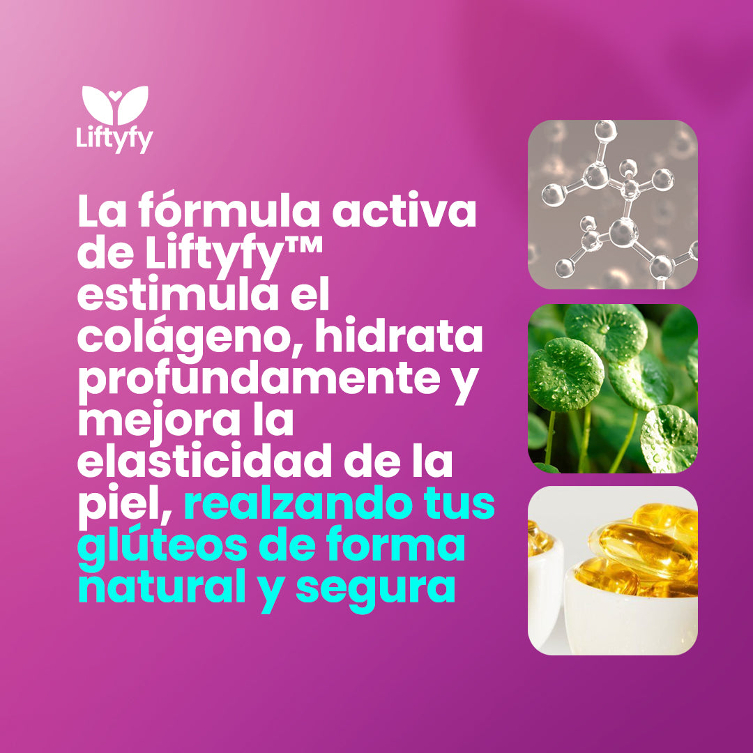 ¡1 + 1 GRATIS! Liftyfy™ - ¡LA CREMA que REALZA y TONIFICA tus GLÚTEOS de FORMA NATURAL! - Recupera tu confianza