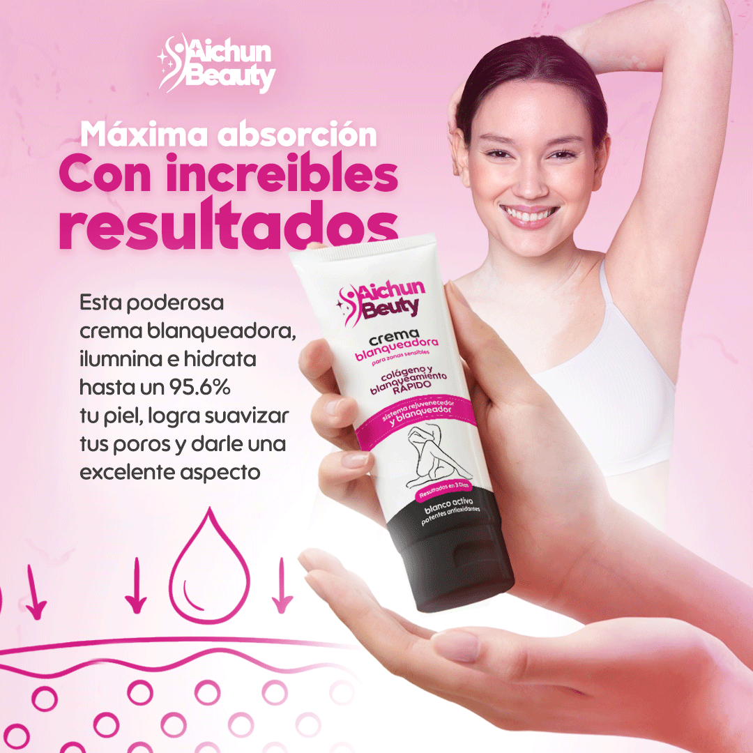 ¡1 + 1 GRATIS! Aichun Beauty® - ¡La CREMA BLANQUEADORA que tu PIEL SE MERECE!