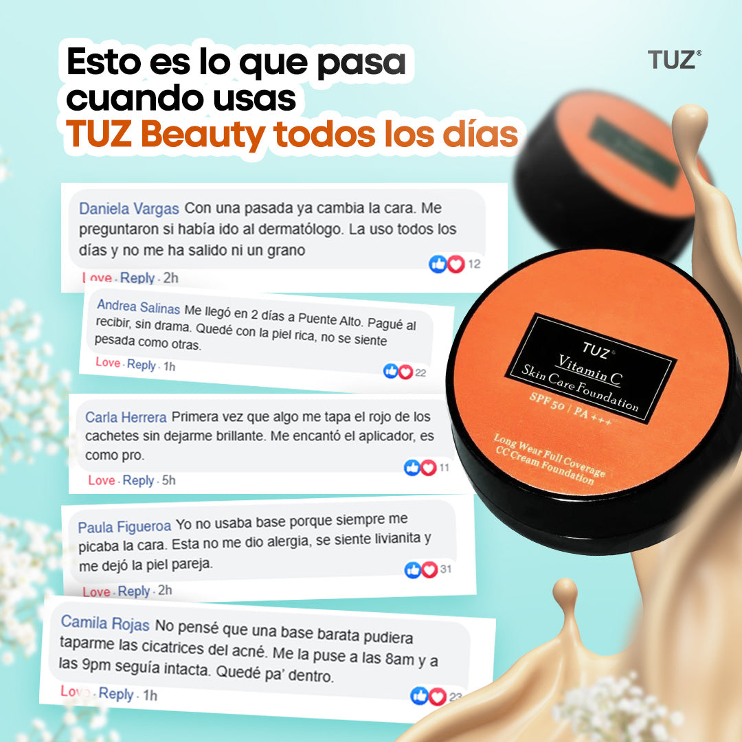 Base de Maquillaje Anti-Imperfcciones - TuzBeauty® | LLEVA 1 + 1 GRATIS