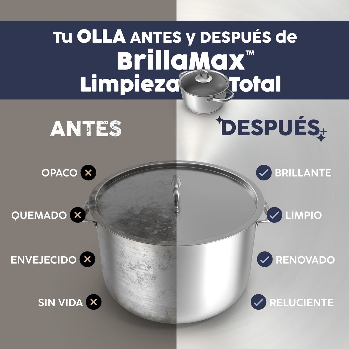 BrillaMax® Removedor de Oxido y Sarro | 1 + 1 GRATIS