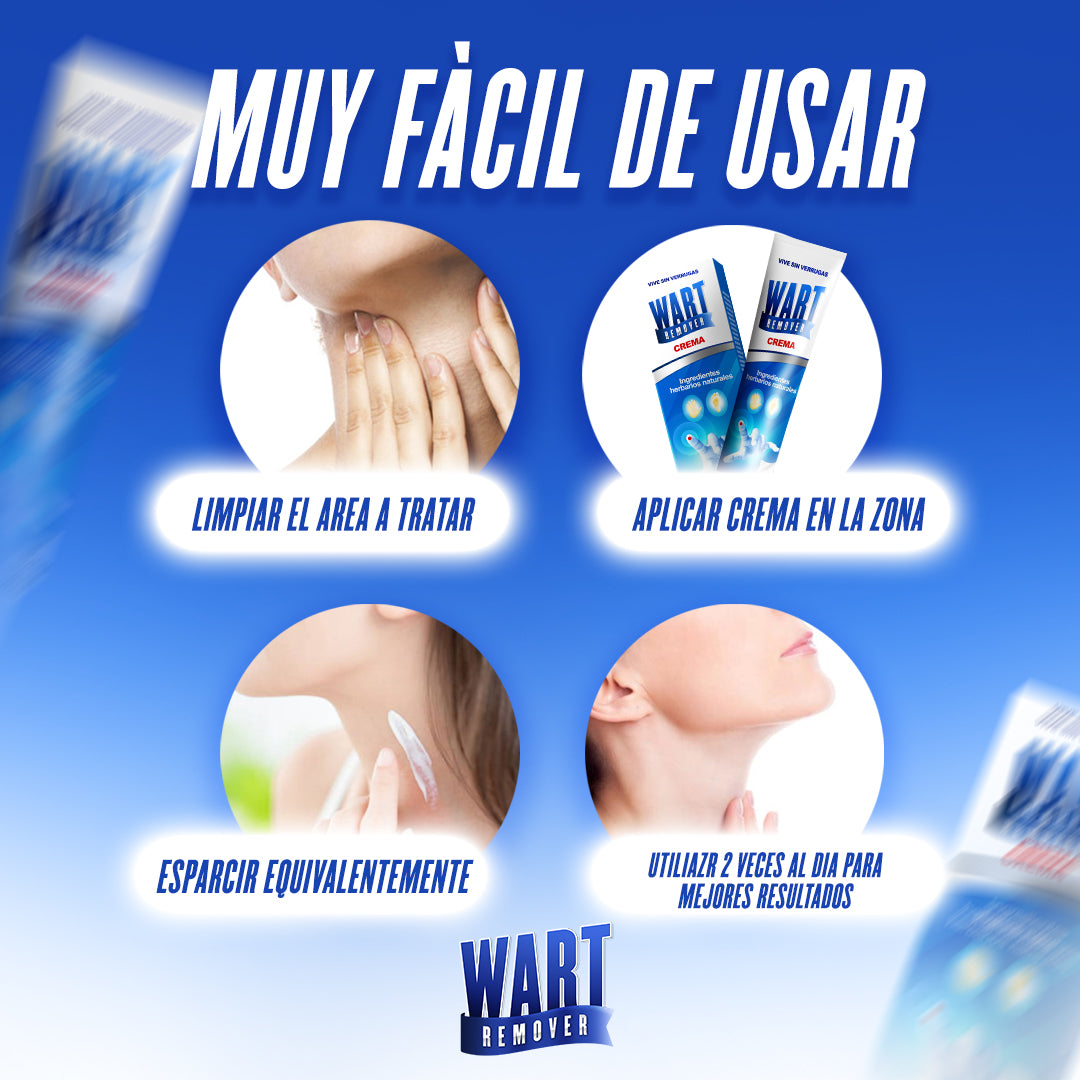 ¡1+ 1 GRATIS! Wart Remover® - ¡La SOLUCIÓN para ELIMINAR VERRUGAS y LUNARES sin DOLOR!