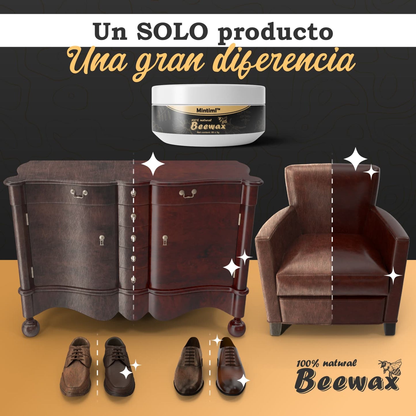 Beewax® MAX - Restaurador Premium para Madera y Más | 1+1 GRATIS