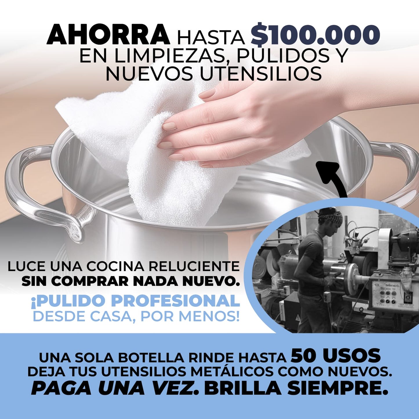 BrillaMax® Removedor de Oxido y Sarro | 1 + 1 GRATIS