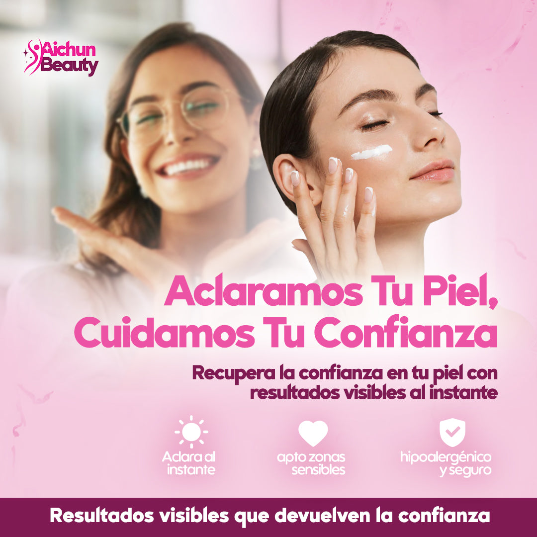 ¡1 + 1 GRATIS! Aichun Beauty® - ¡La CREMA BLANQUEADORA que tu PIEL SE MERECE!