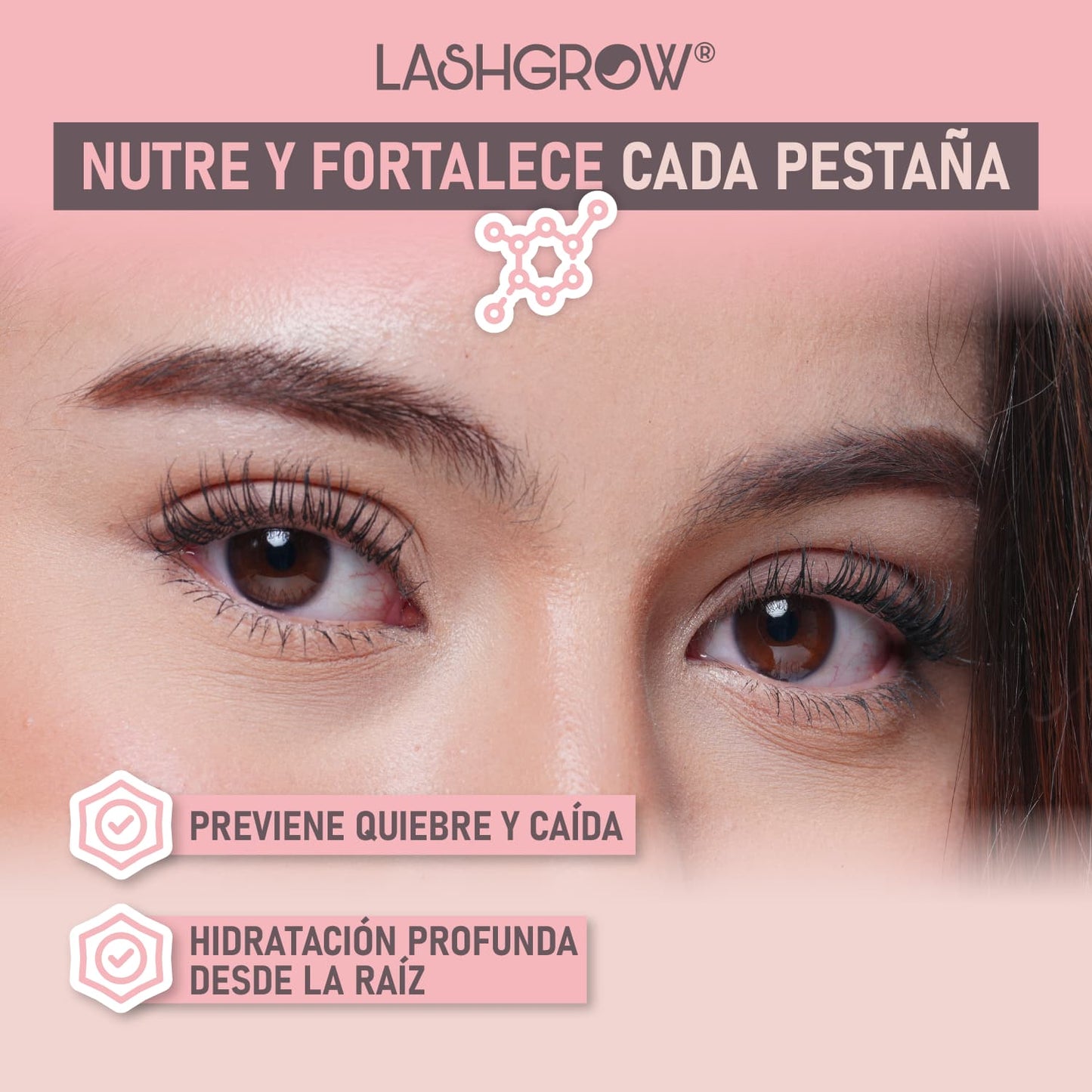 LashGlow® Serum de crecimiento de pestañas | 1+1 GRATIS