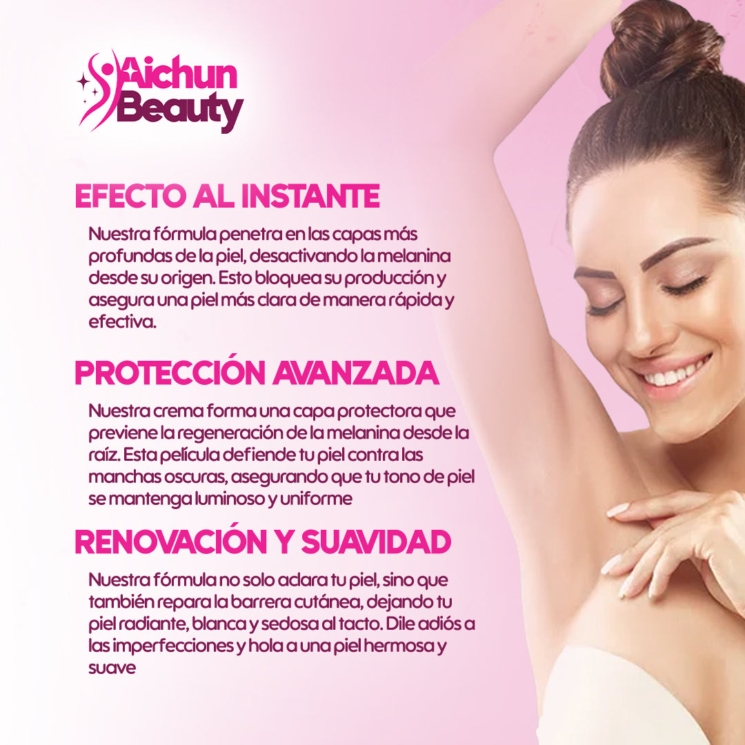¡1 + 1 GRATIS! Aichun Beauty® - ¡La CREMA BLANQUEADORA que tu PIEL SE MERECE!
