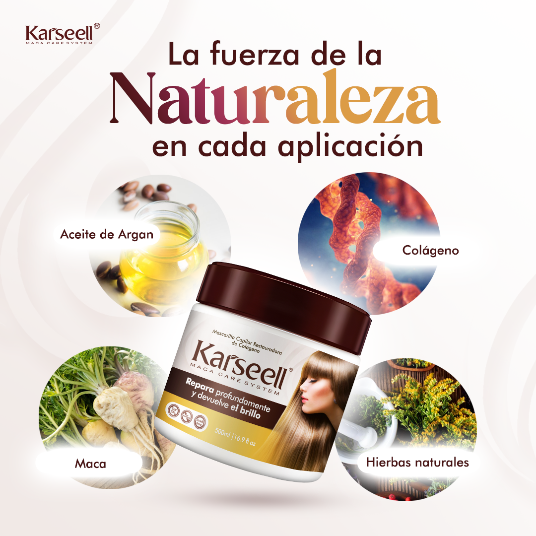 ¡1 + 1 GRATIS! Karseell® - ¡La MASCARILLA más DESEADA para tu CABELLO! - Original