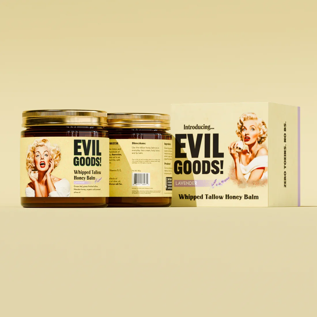 EvilGoods®-bálsamo rejuvenecedor con Sebo de Res Y Miel de Manuka |1+1 GRATIS