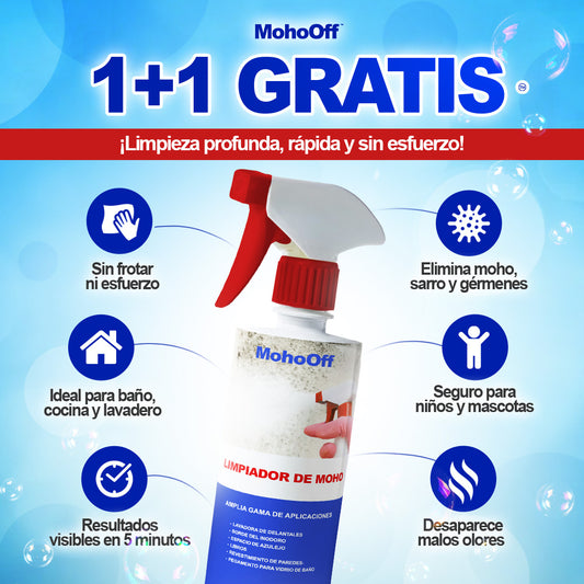 SPRAY MOHOOFF®  - ELIMINA MOHO Y OLORES SIN ESFUERZO 1 + 1 GRATIS