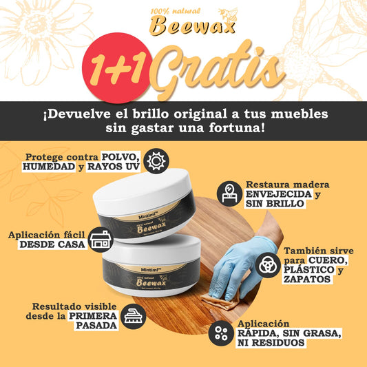 Beewax® MAX - Restaurador Premium para Madera y Más | 1+1 GRATIS