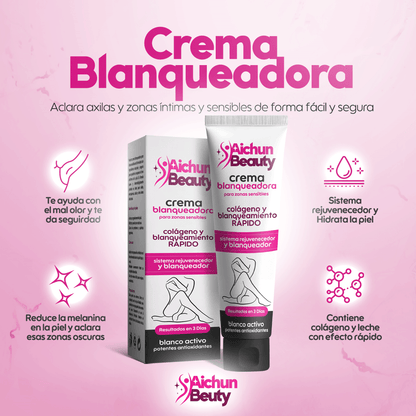 ¡1 + 1 GRATIS! Aichun Beauty® - ¡La CREMA BLANQUEADORA que tu PIEL SE MERECE!