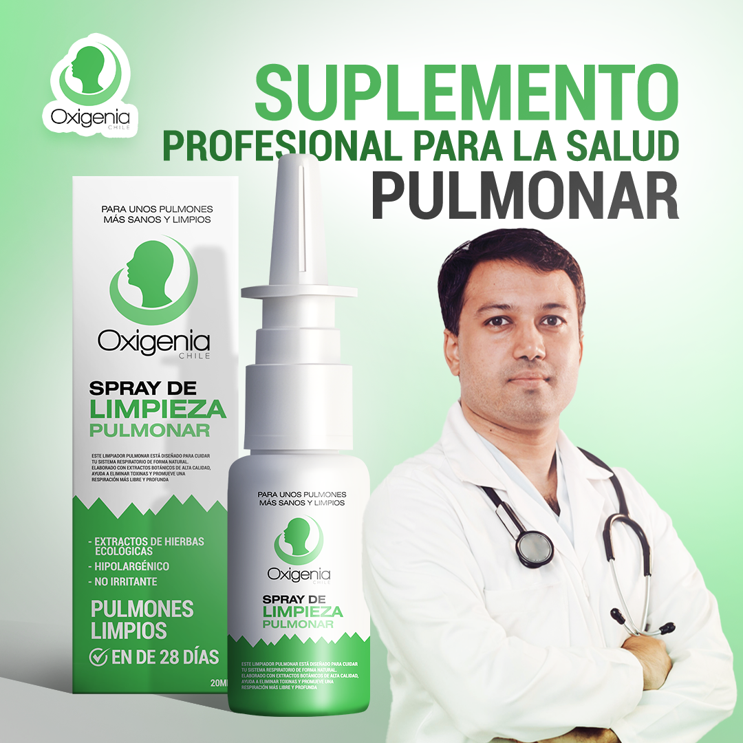¡1 + 1 GRATIS! Oxigenia® - ¡LIMPIA y REPARA tu SISTEMA RESPIRATORIO de MANERA EFECTIVA!