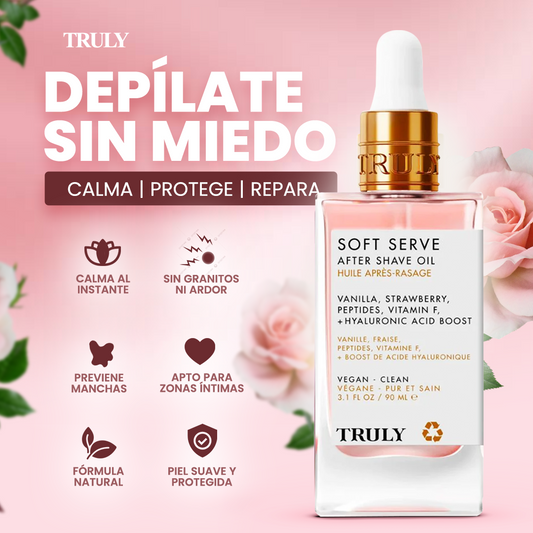 Aceite intimo Truly® Piel suave y sin irritación