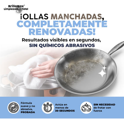 BrillaMax® Removedor de Oxido y Sarro | 1 + 1 GRATIS