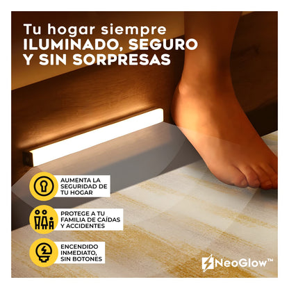 Luces Led con sensor de Movimiento NeoGlow | LLEVA 3 Y PAGA 1