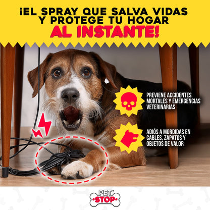 PetStop® – Spray Educador y Protector Canino | 1+1 GRATIS