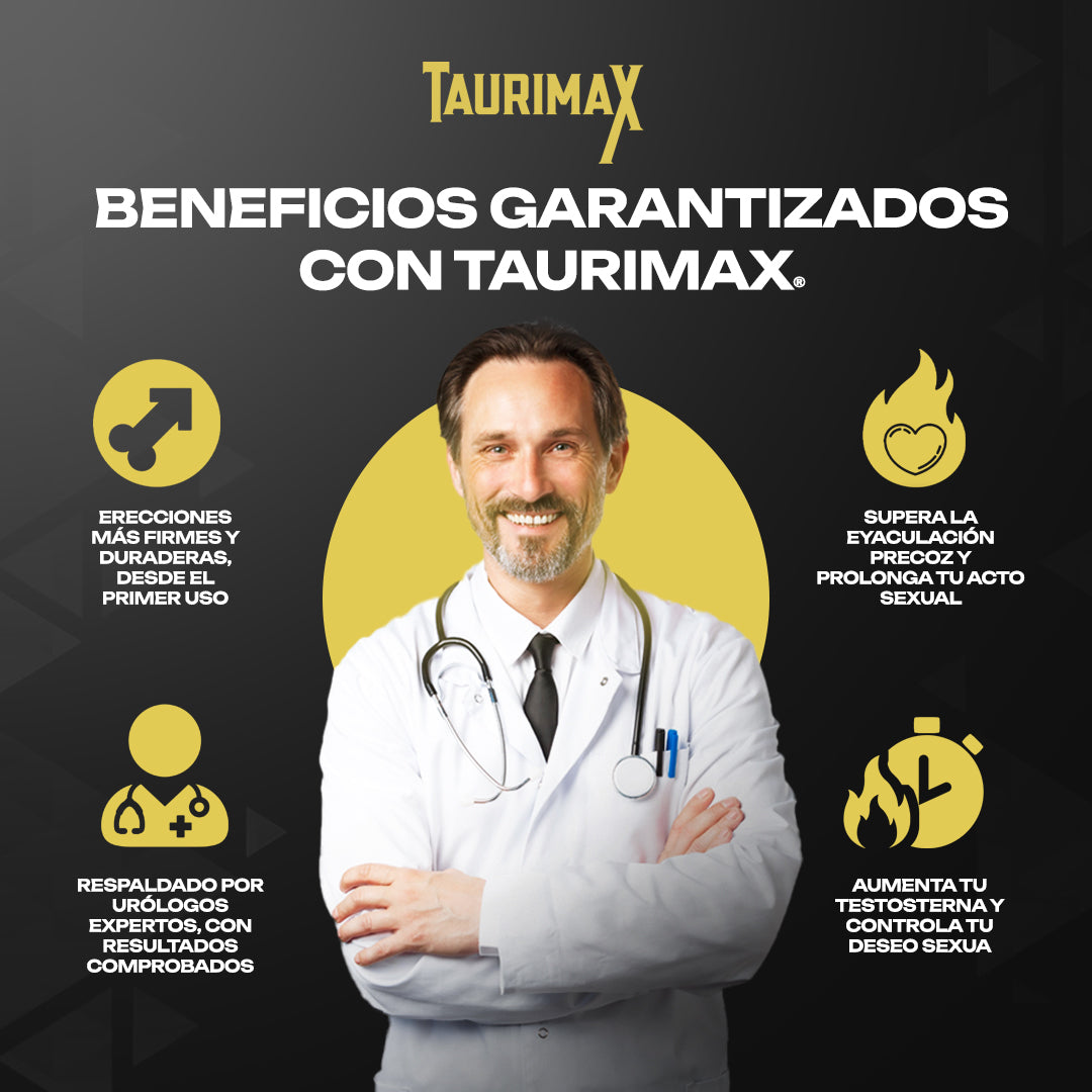 ¡1 + 1 GRATIS! Taurimax® - ¡AUMENTA tu ENERGÍA y RENDIMIENTO de MANERA NATURAL!