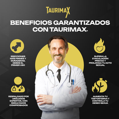 ¡1 + 1 GRATIS! Taurimax® - ¡AUMENTA tu ENERGÍA y RENDIMIENTO de MANERA NATURAL!