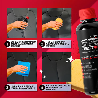 BlackRestore® Devuelve la vida a tu auto en segundos | 1 + 1 GRATIS