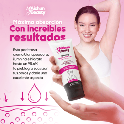 ¡1 + 1 GRATIS! Aichun Beauty® - ¡La CREMA BLANQUEADORA que tu PIEL SE MERECE!