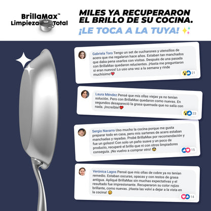 BrillaMax® Removedor de Oxido y Sarro | 1 + 1 GRATIS