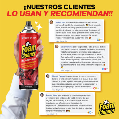 FoamCleaner Super Limpiador Multiuso | Lleva 3 paga 1