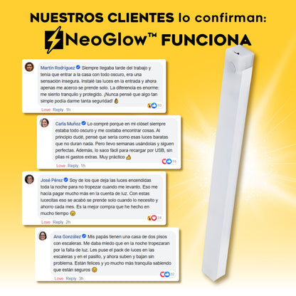 Luces Led con sensor de Movimiento NeoGlow | LLEVA 3 Y PAGA 1