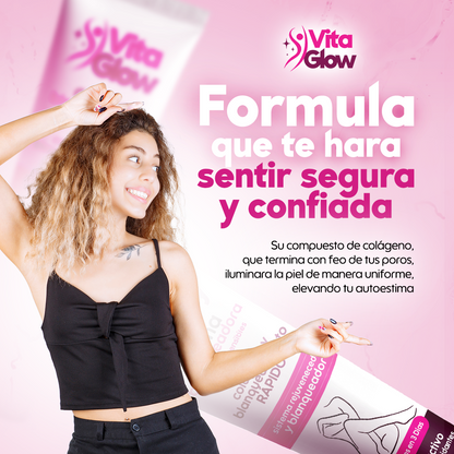 VitaGlow® Crema blanqueadora de zonas sensibles| 1+1 Gratis