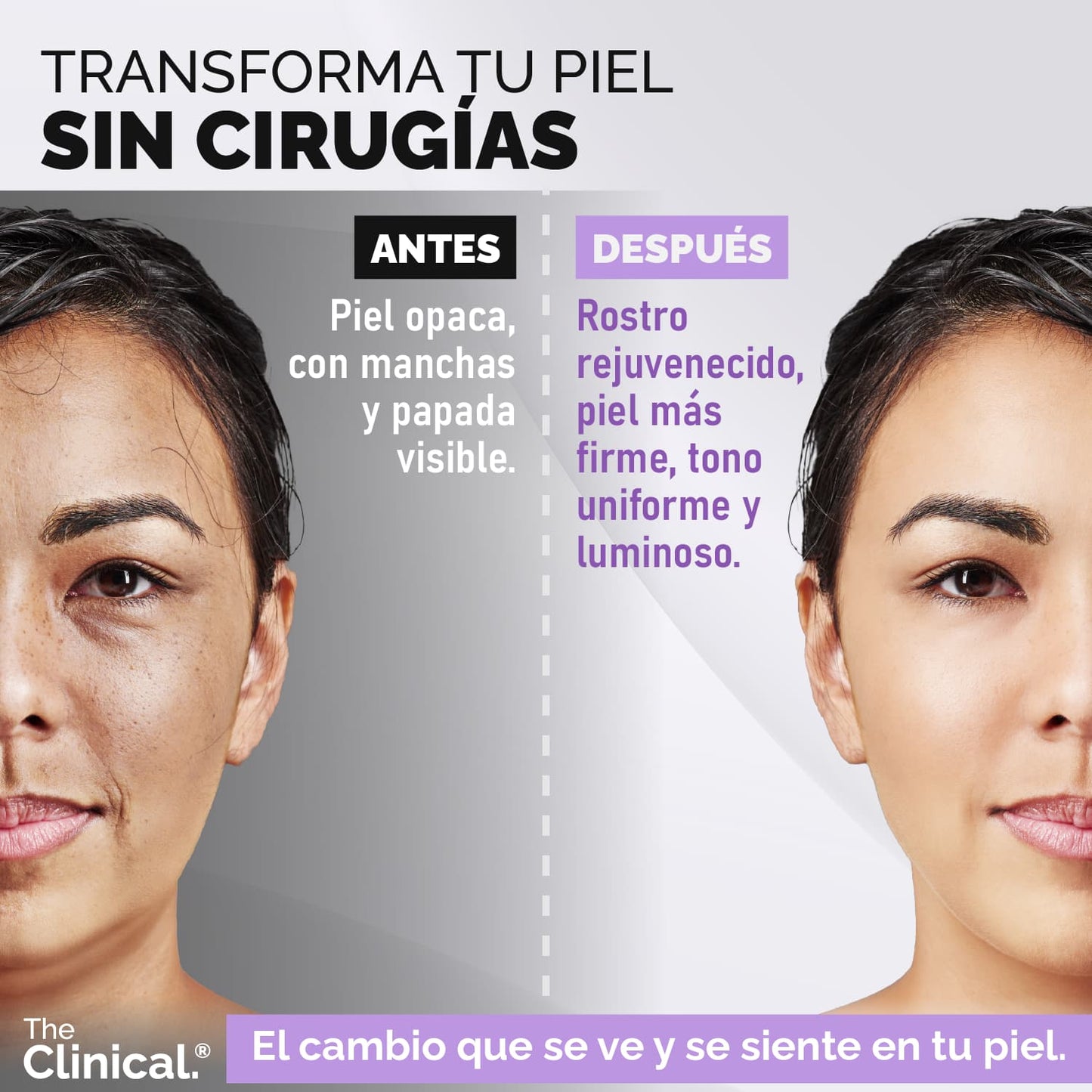 TheClinical® – Serum Rejuvenecedor & Anti-Manchas Total |1+1 Gratis