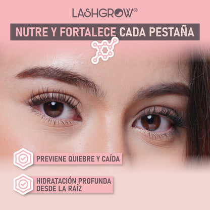 LashGlow® Serum de crecimiento de pestañas | 1+1 GRATIS