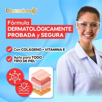 DermaLess® – Borrador Intensivo de Estrías y Reafirmante Total | 1+1 GRATIS