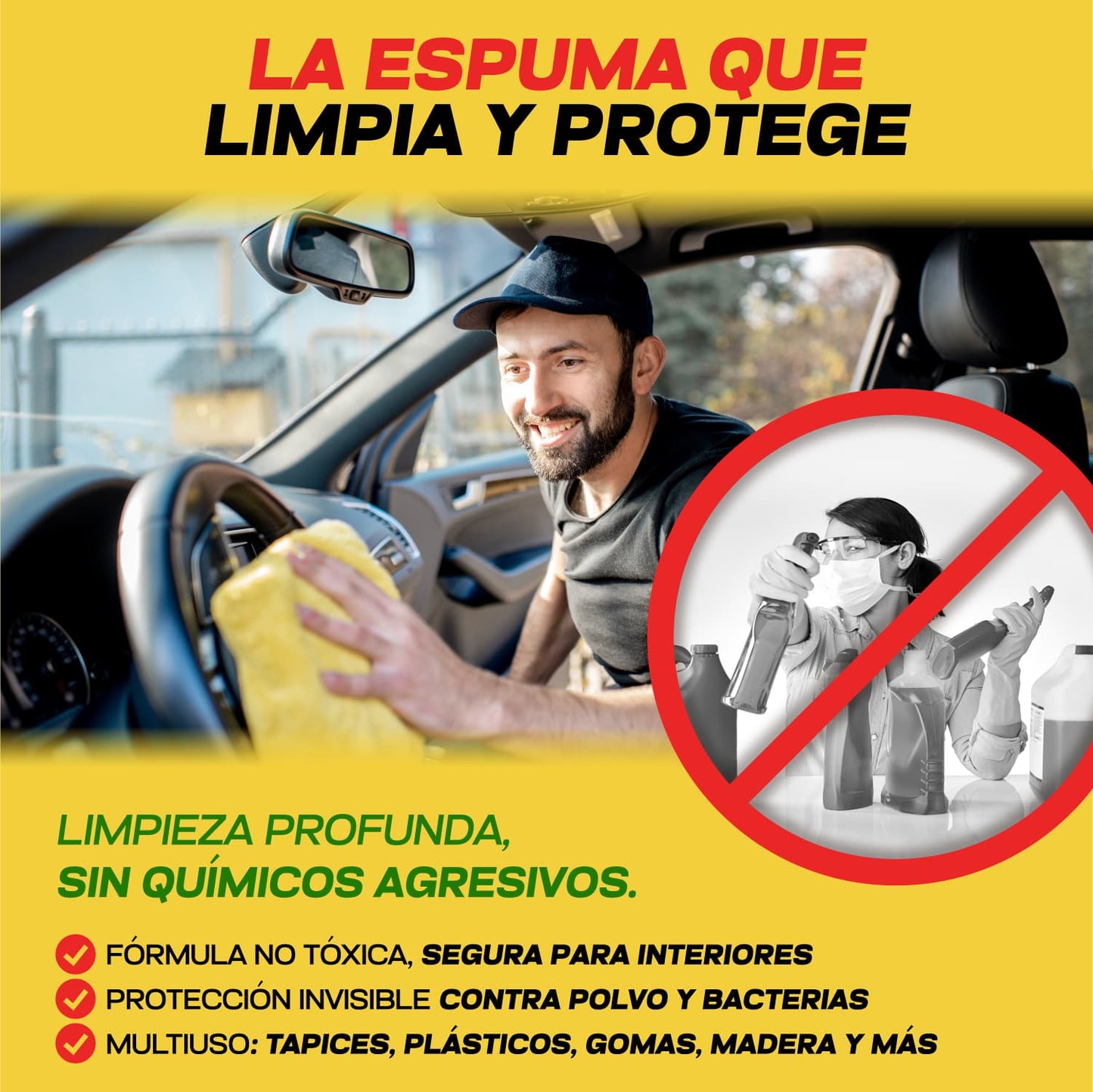 FoamCleaner Super Limpiador Multiuso | Lleva 3 paga 1