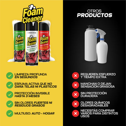 FoamCleaner Super Limpiador Multiuso | Lleva 3 paga 1