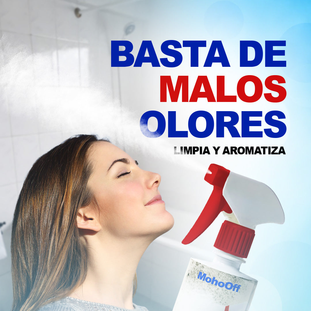 SPRAY MOHOOFF®  - ELIMINA MOHO Y OLORES SIN ESFUERZO 1 + 1 GRATIS