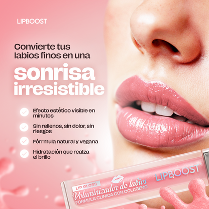 LipBoost® – Voluminizador Instantáneo de Labios| 1+1 Gratis