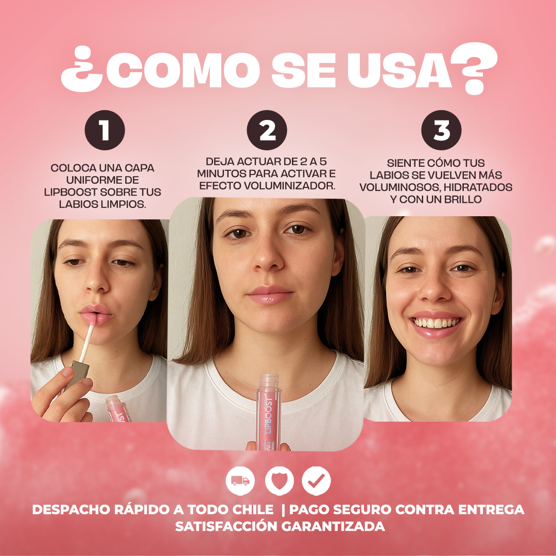 LipBoost® – Voluminizador Instantáneo de Labios| 1+1 Gratis