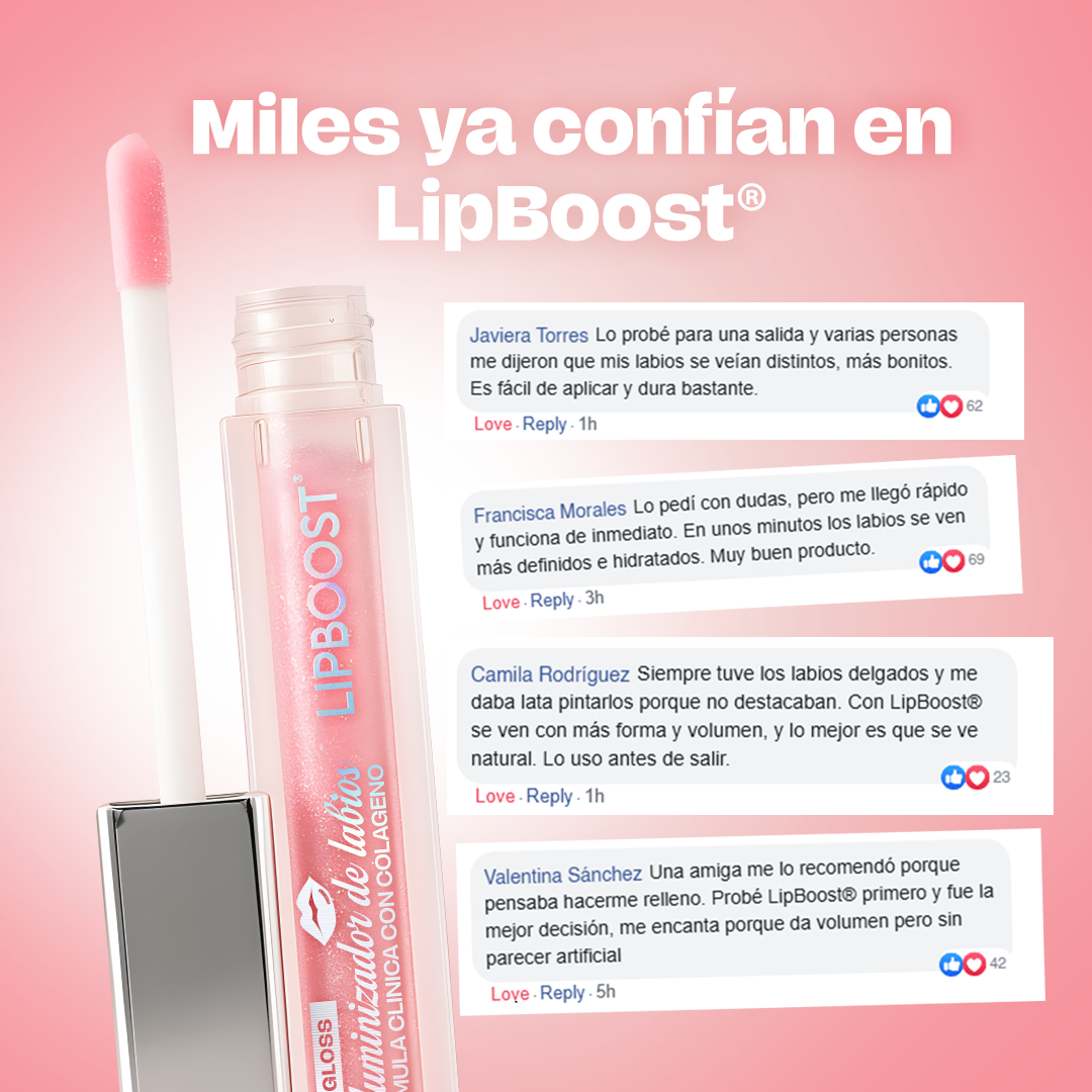LipBoost® – Voluminizador Instantáneo de Labios| 1+1 Gratis